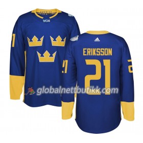 Sverige Hockeydrakt Loui Eriksson 21 World Cup i ishockey 2016 Purple Premier - Herre